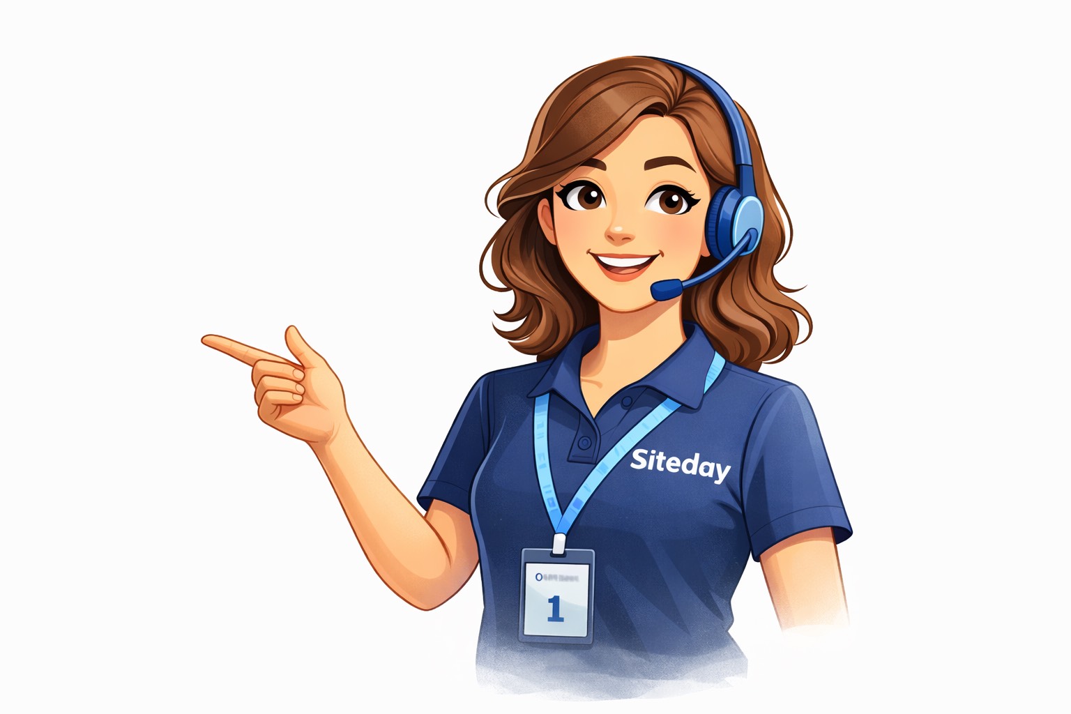 SiteDay support illustration